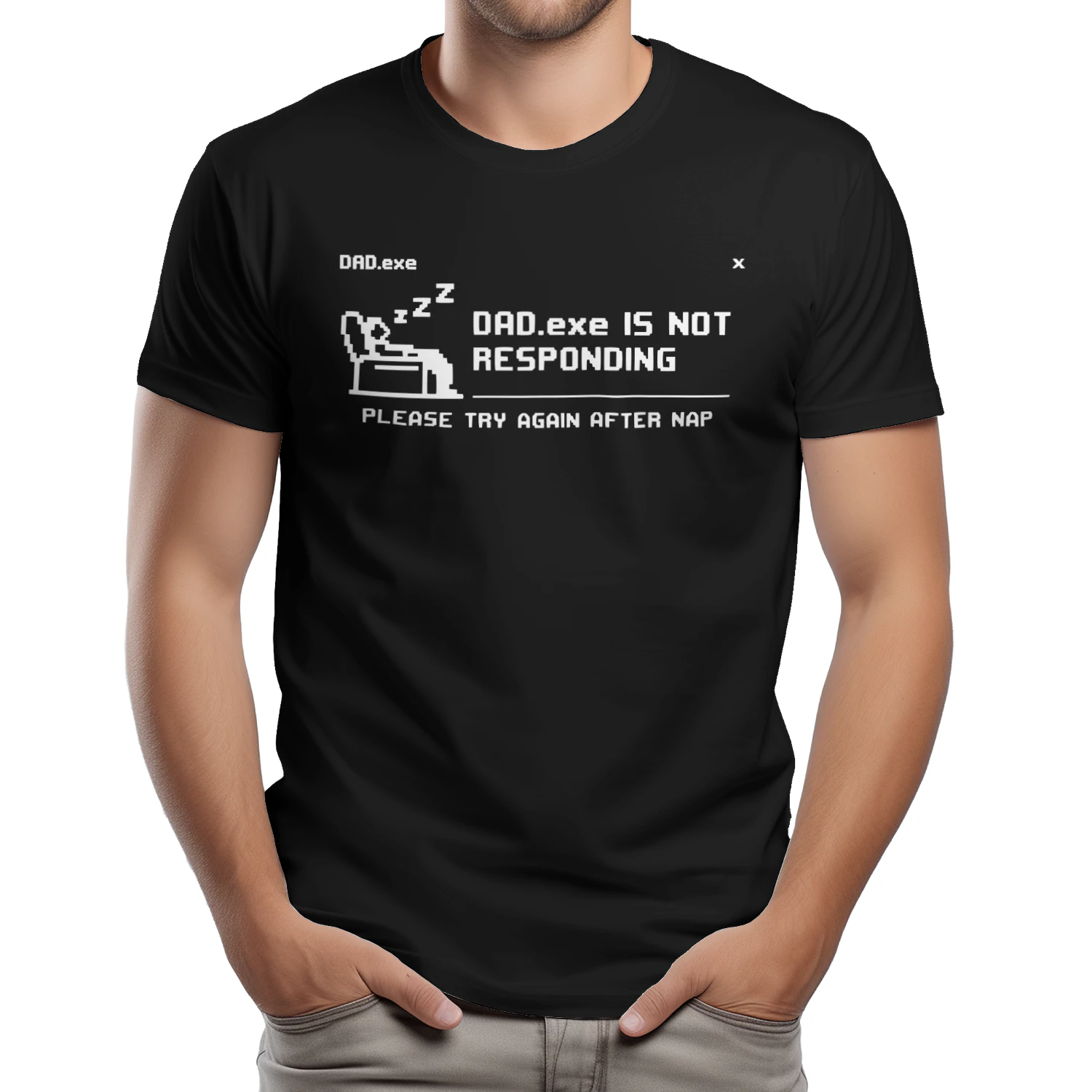 Dad.exe is Not Responding Funny Dad Computer Geek Nap Dad T-Shirt - Free Shipping 📦