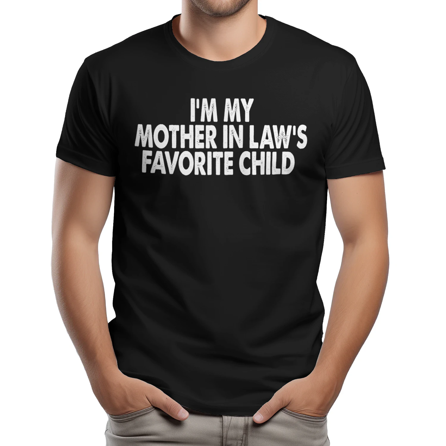 I'm My Mother In Law's Favorite Child Funny T-Shirt - Free Shipping 📦