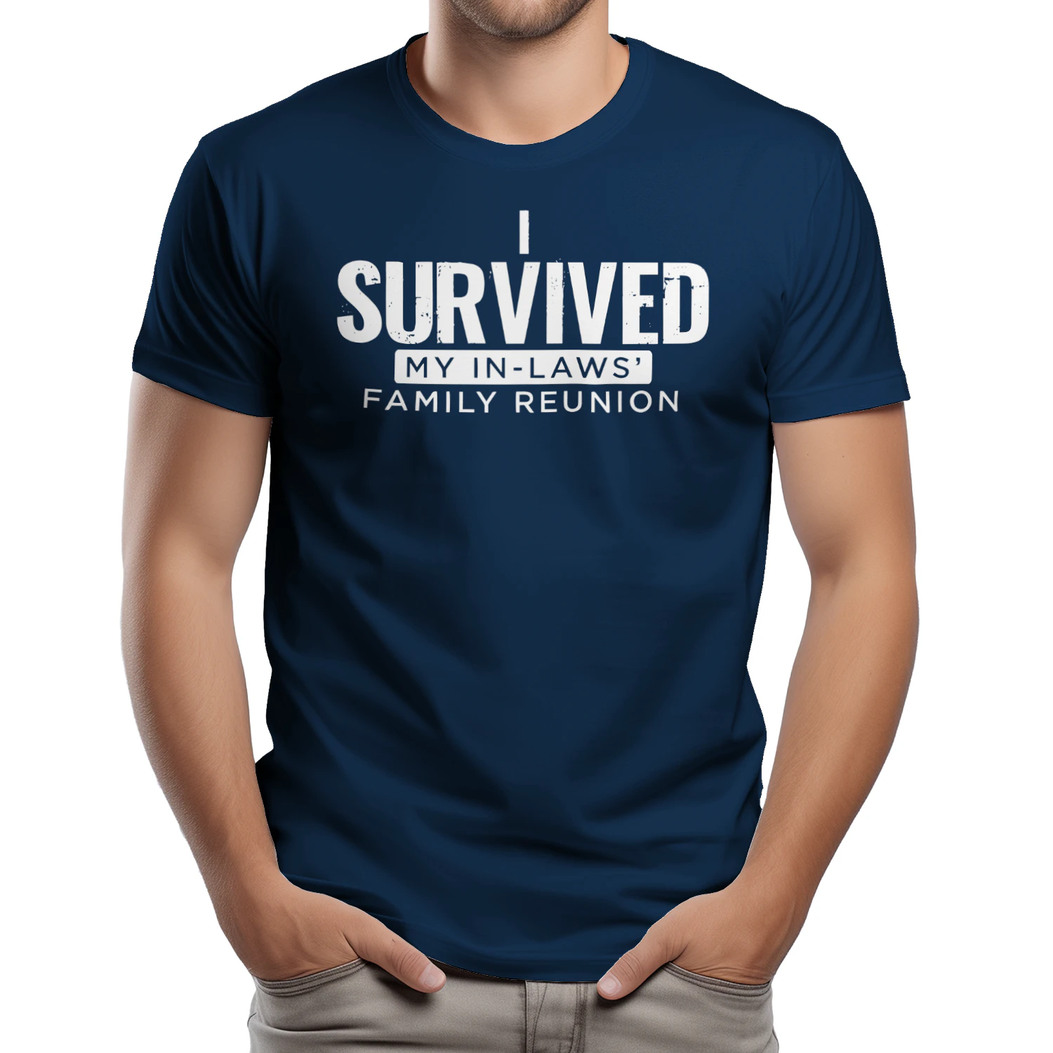 I Survived My In-Laws Family Reunion Funny Holiday Gathering Gift T-shirt - Free Shipping 📦