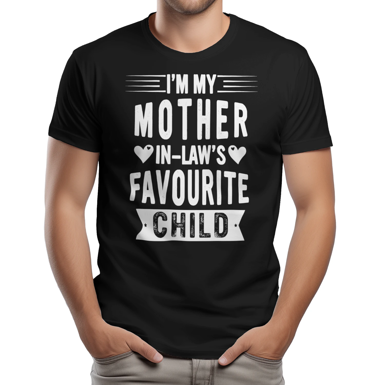 I'm My Mother In Law's Favorite Child Funny T-Shirt - Free Shipping 📦