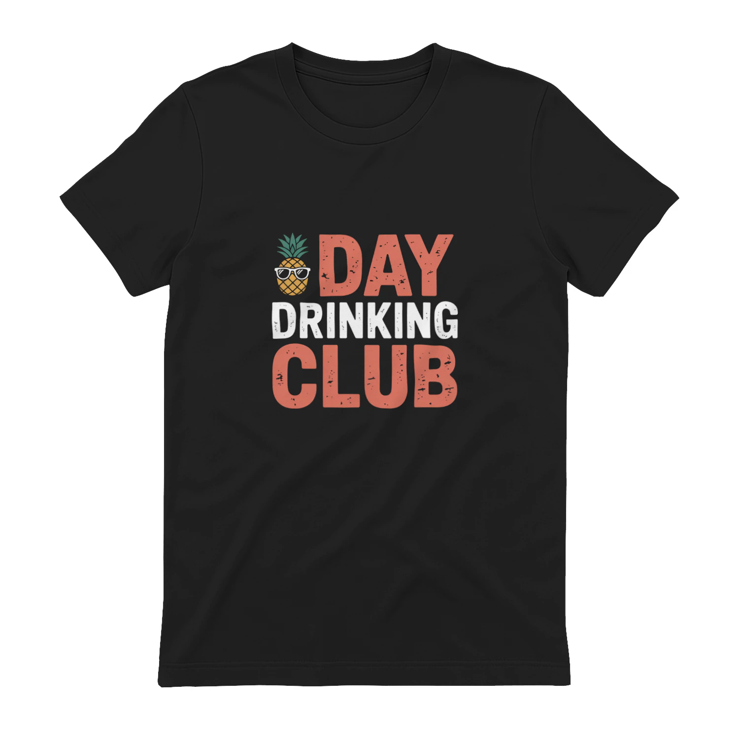 Day Drinking Club T-Shirt – Funny Pineapple Drinking Party Tee