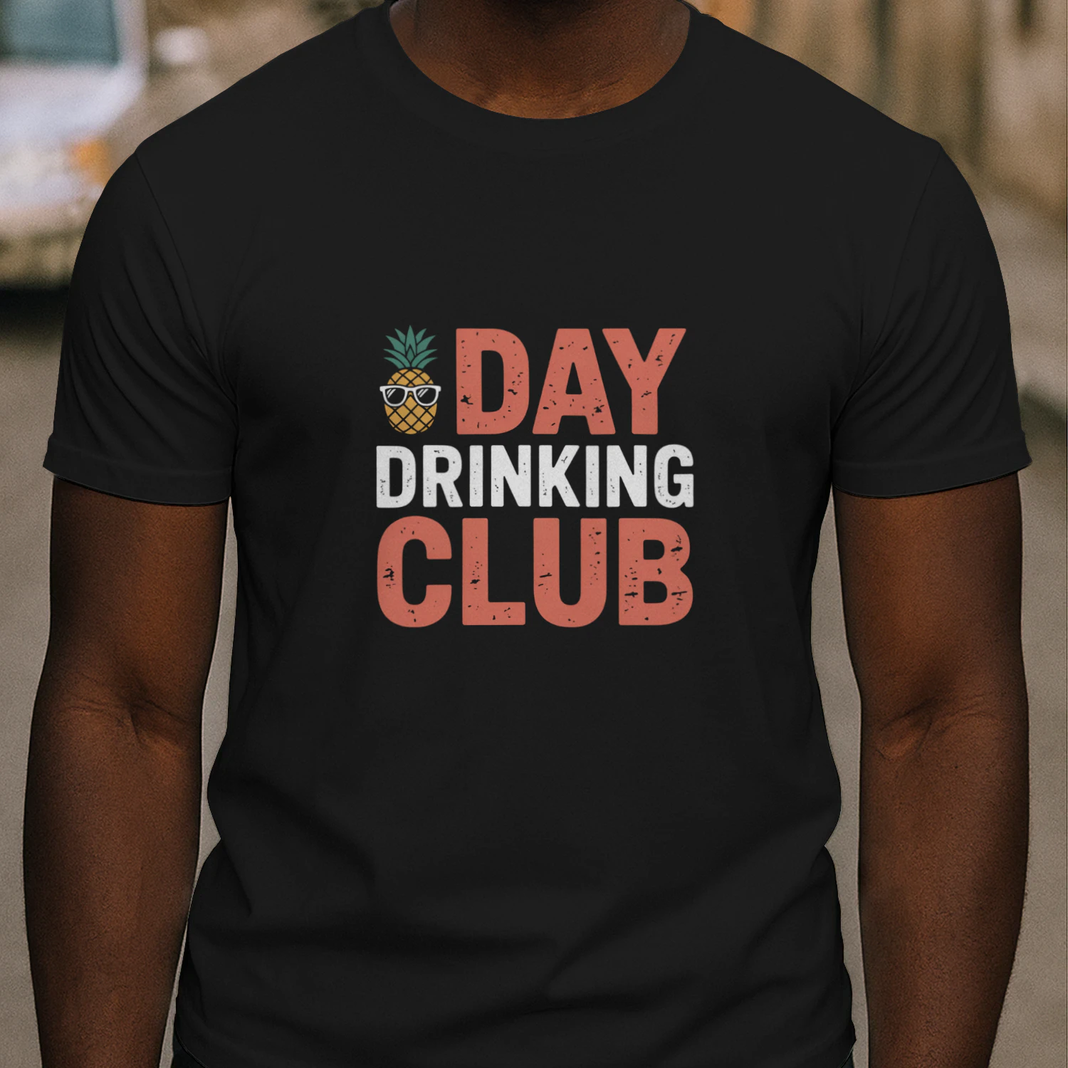 Day Drinking Club T-Shirt – Funny Pineapple Drinking Party Tee
