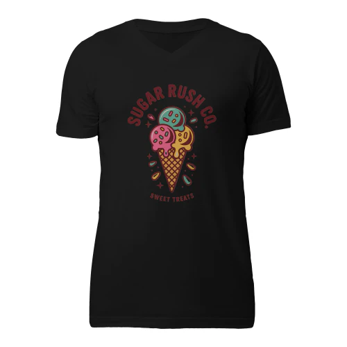 Sugar Rush Co Ice Cream T-Shirt | Sweet Treats Graphic Tee | Cute Ice Cream Lover Shirt
