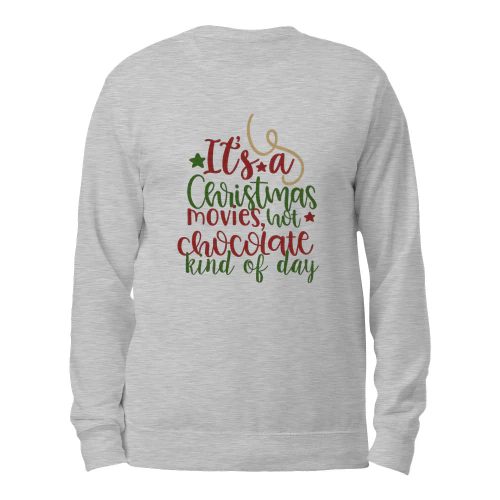 It's a Christmas Movies, Hot Chocolate Kind of Day T-Shirt – Cozy Holiday Winter Tee