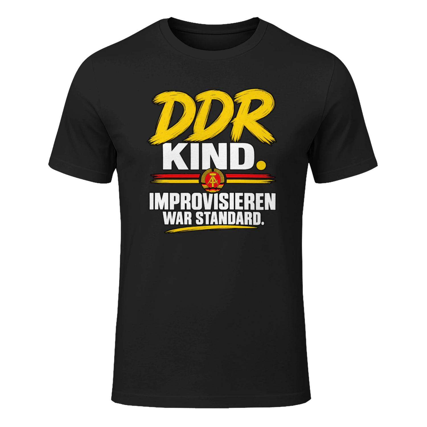 T-shirt - DDR Kind. Improvisieren war Standard.