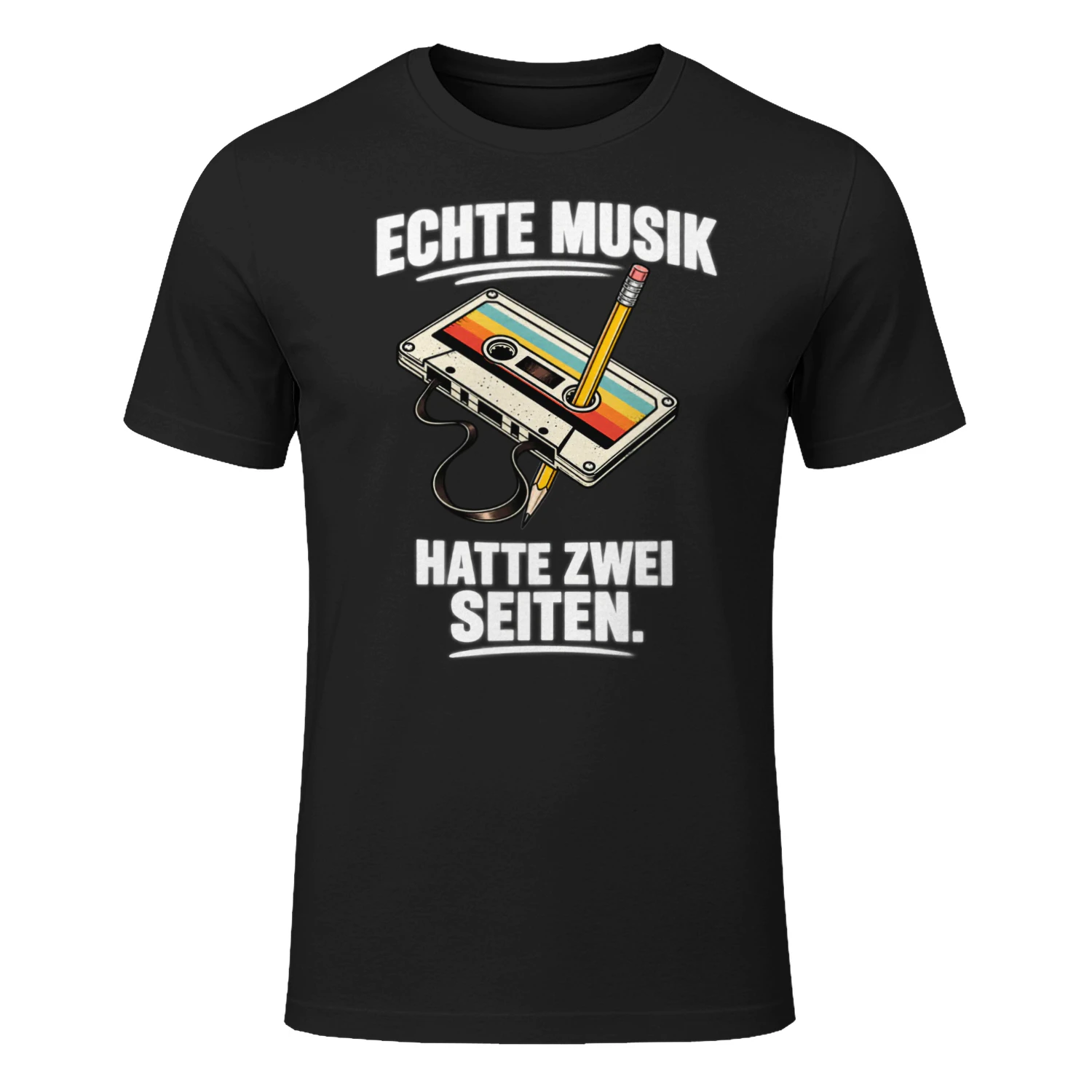 T-shirt - Echte Musik hatte zwei Seiten.