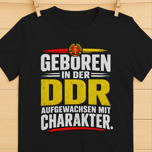 Geboren in der DDR. Aufgewachsen mit Charakter.