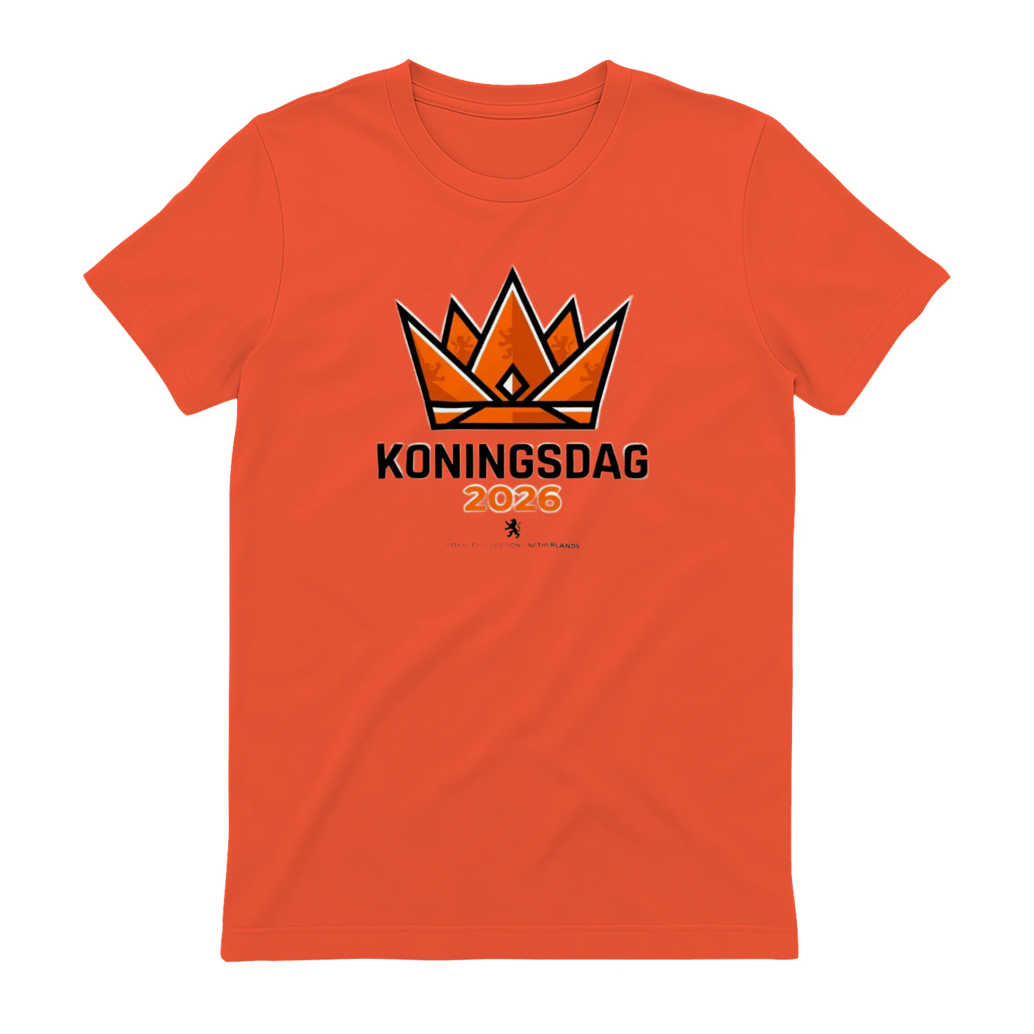 Koningsdag 2026 Shirt | Dutch Kings Day Tee | Orange Festival T-Shirt | Amsterdam Party Outfit | Netherlands Celebration Top 