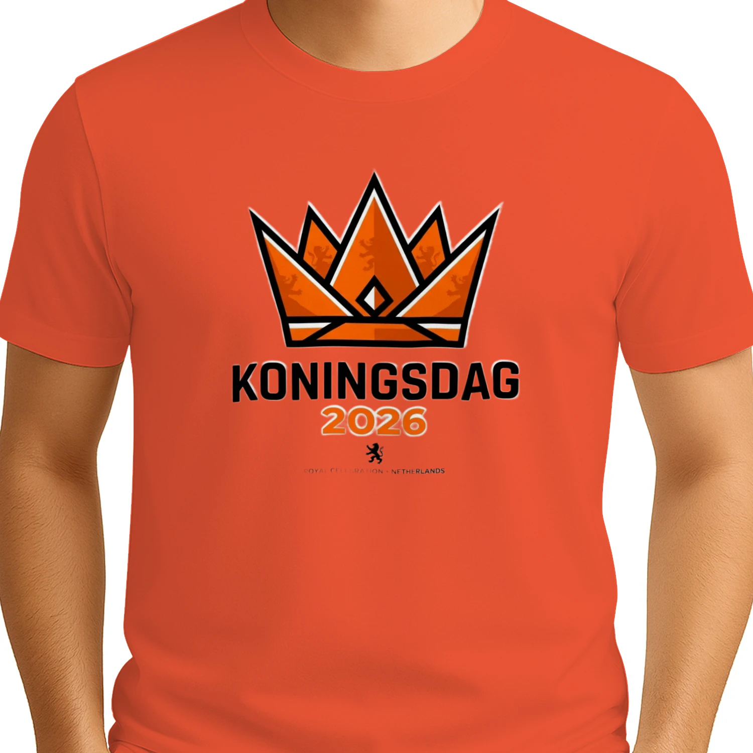 Koningsdag 2026 Shirt | Dutch Kings Day Tee | Orange Festival T-Shirt | Amsterdam Party Outfit | Netherlands Celebration Top 