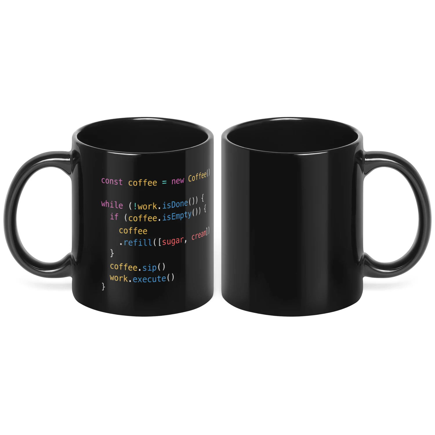 Funny Programmer Coffee Mug – Coding Coffee Mug for Developers – JavaScript Code Mug – Programmer Gift for Coder – Software Engineer Mug