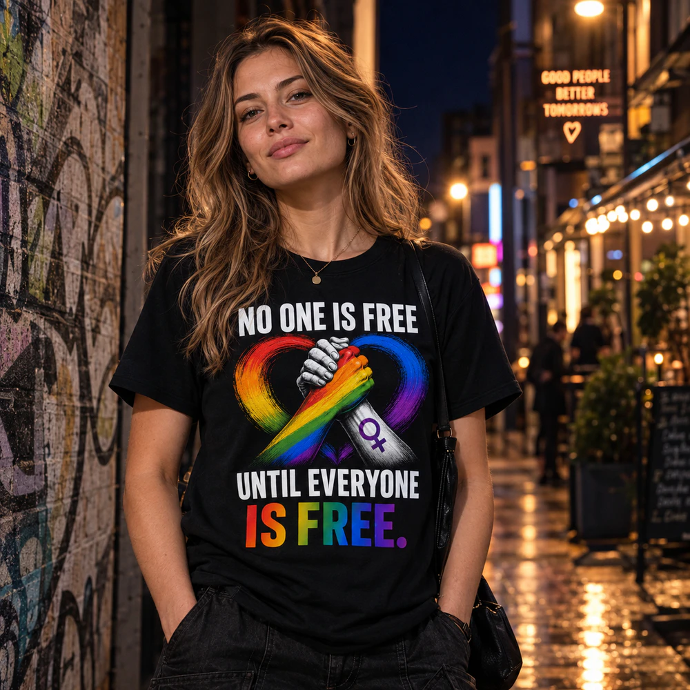 No One Is Free Until Everyone Is Free Unisex T-shirt