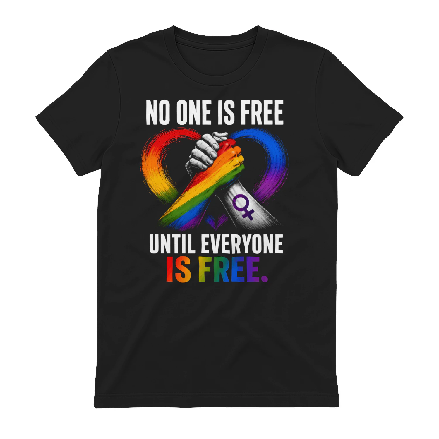 No One Is Free Until Everyone Is Free Unisex T-shirt