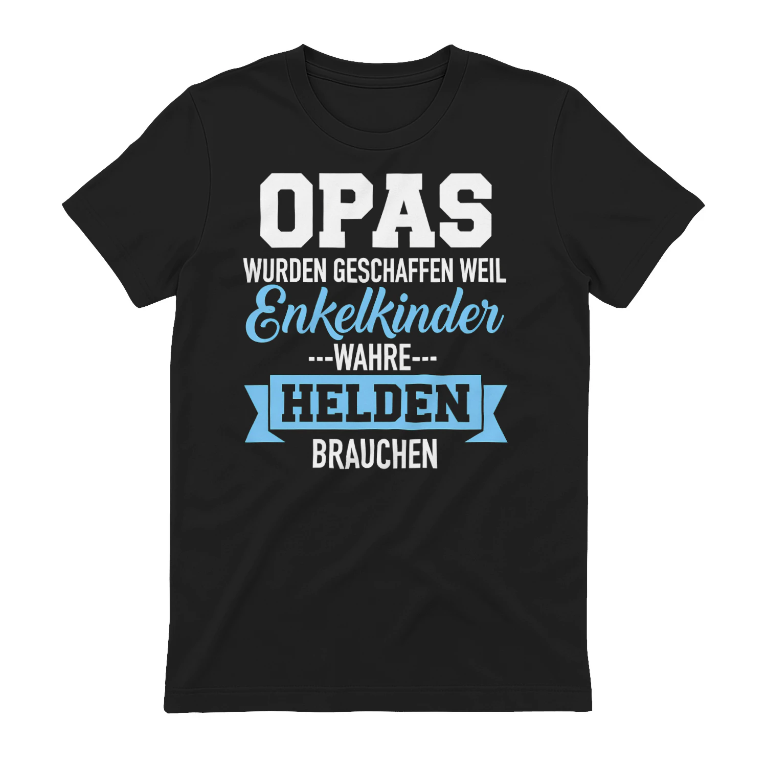 Opa & Enkelkinder – Wahre Helden Unisex T-shirt