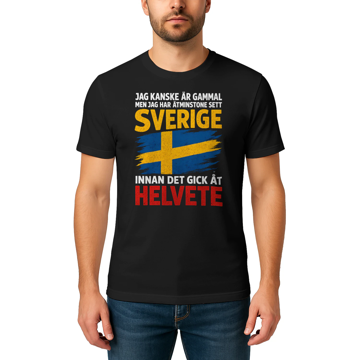 Jag kanske är gammal – Sverige förr Unisex T-shirt