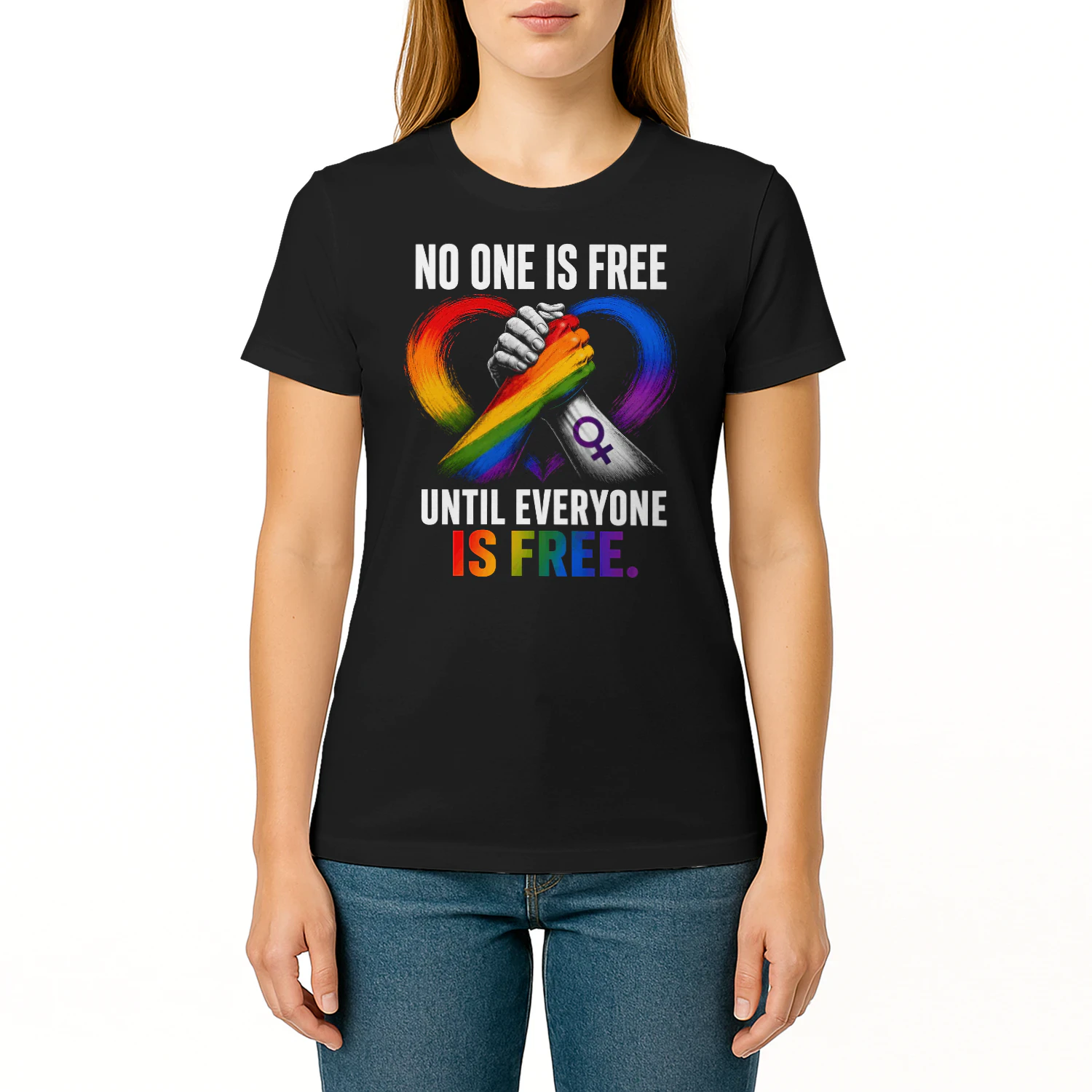 No One Is Free Until Everyone Is Free Unisex T-shirt