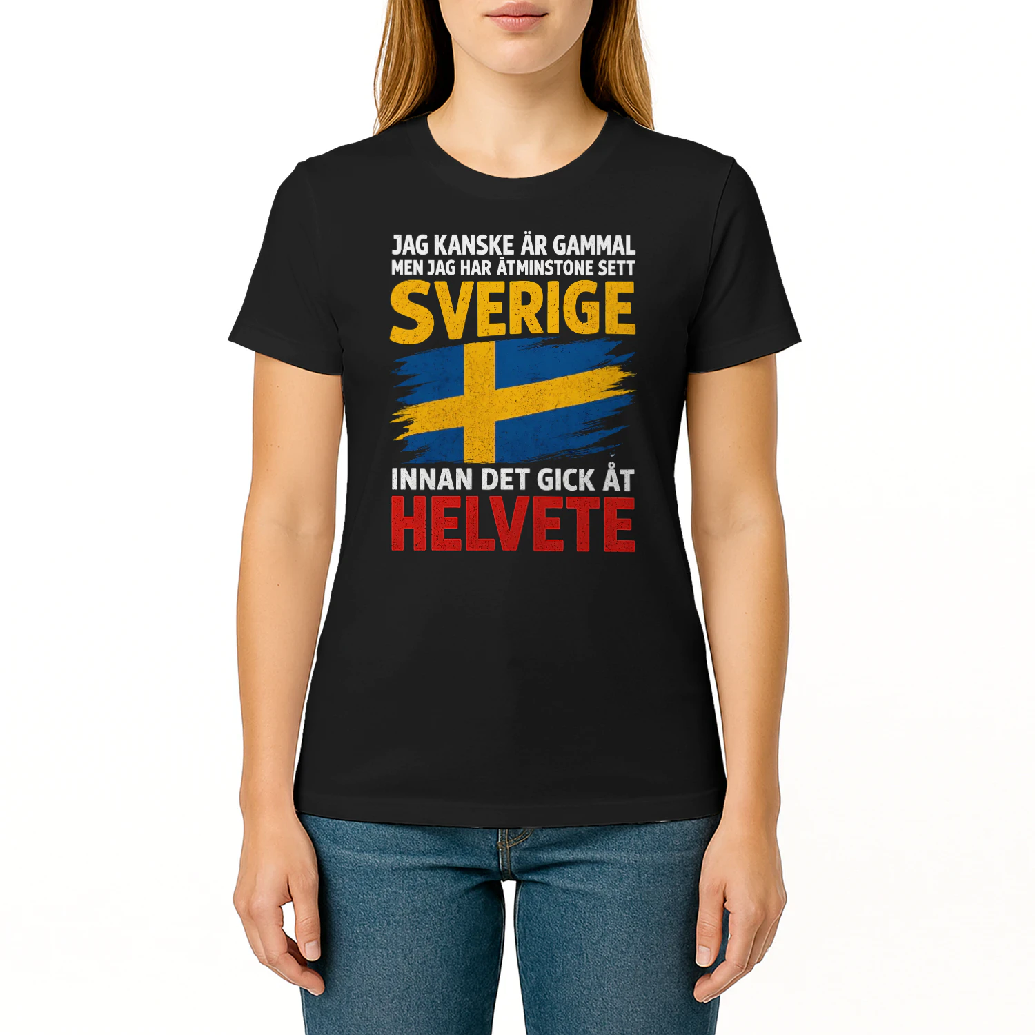 Jag kanske är gammal – Sverige förr Unisex T-shirt
