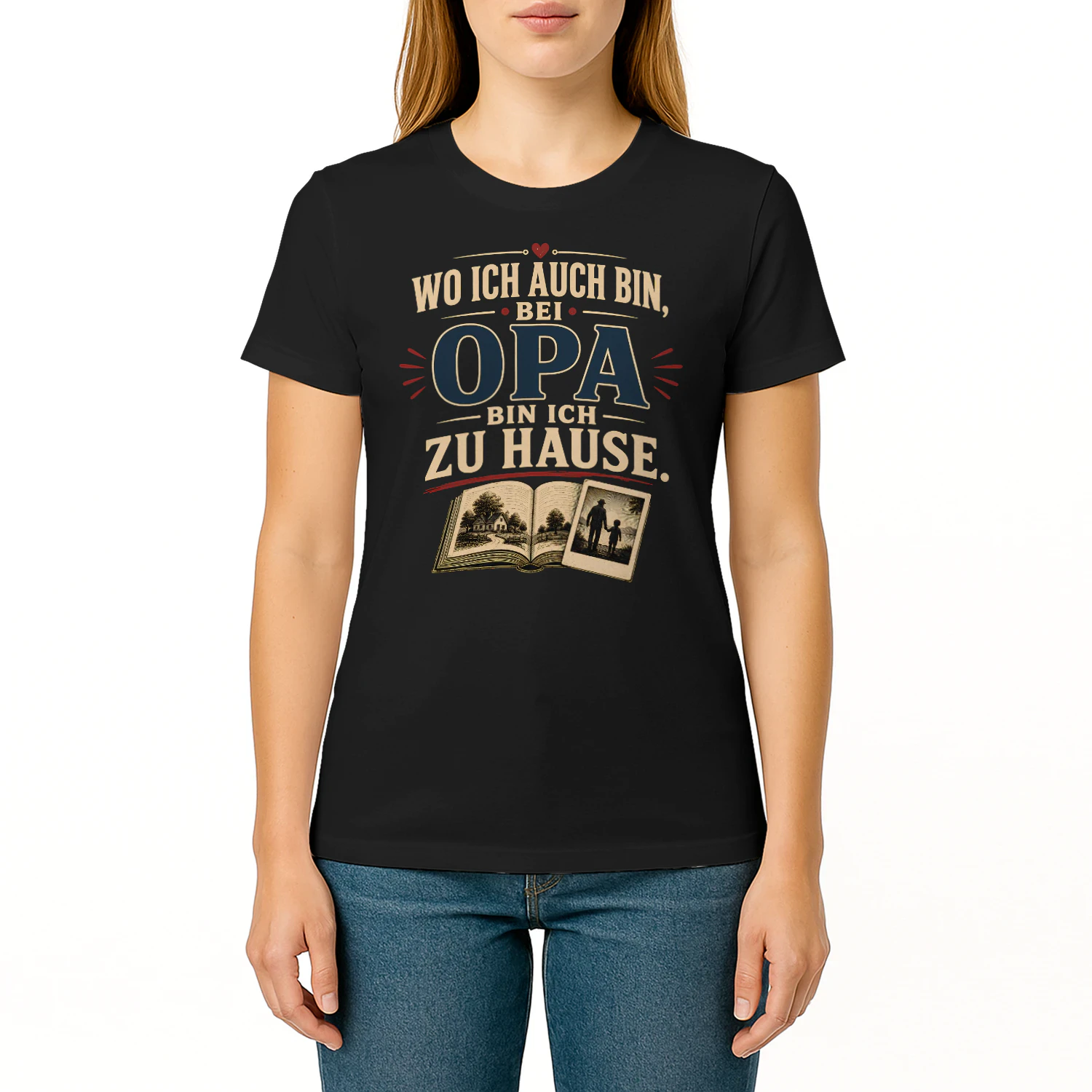 Bei Opa bin ich zu Hause Unisex T-shirt