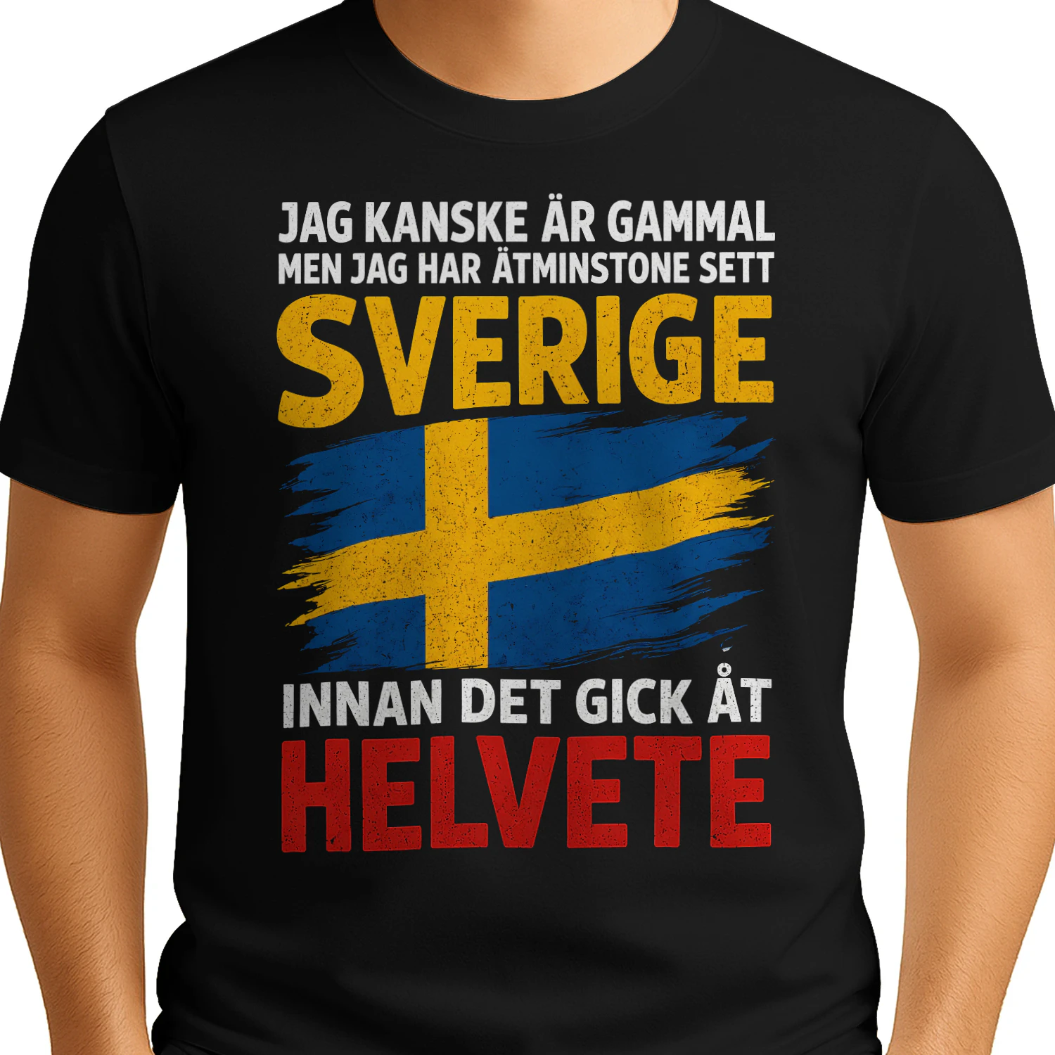 Jag kanske är gammal – Sverige förr Unisex T-shirt