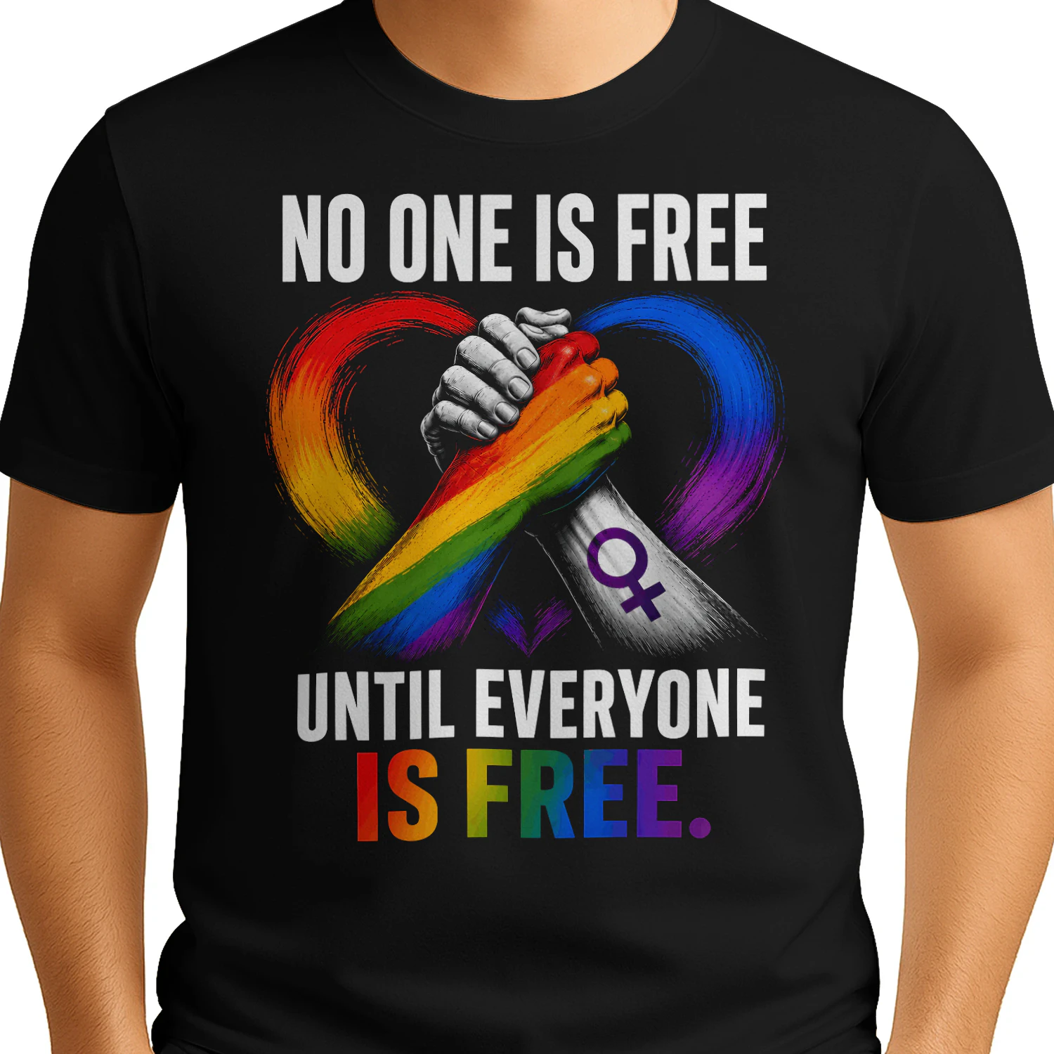 No One Is Free Until Everyone Is Free Unisex T-shirt