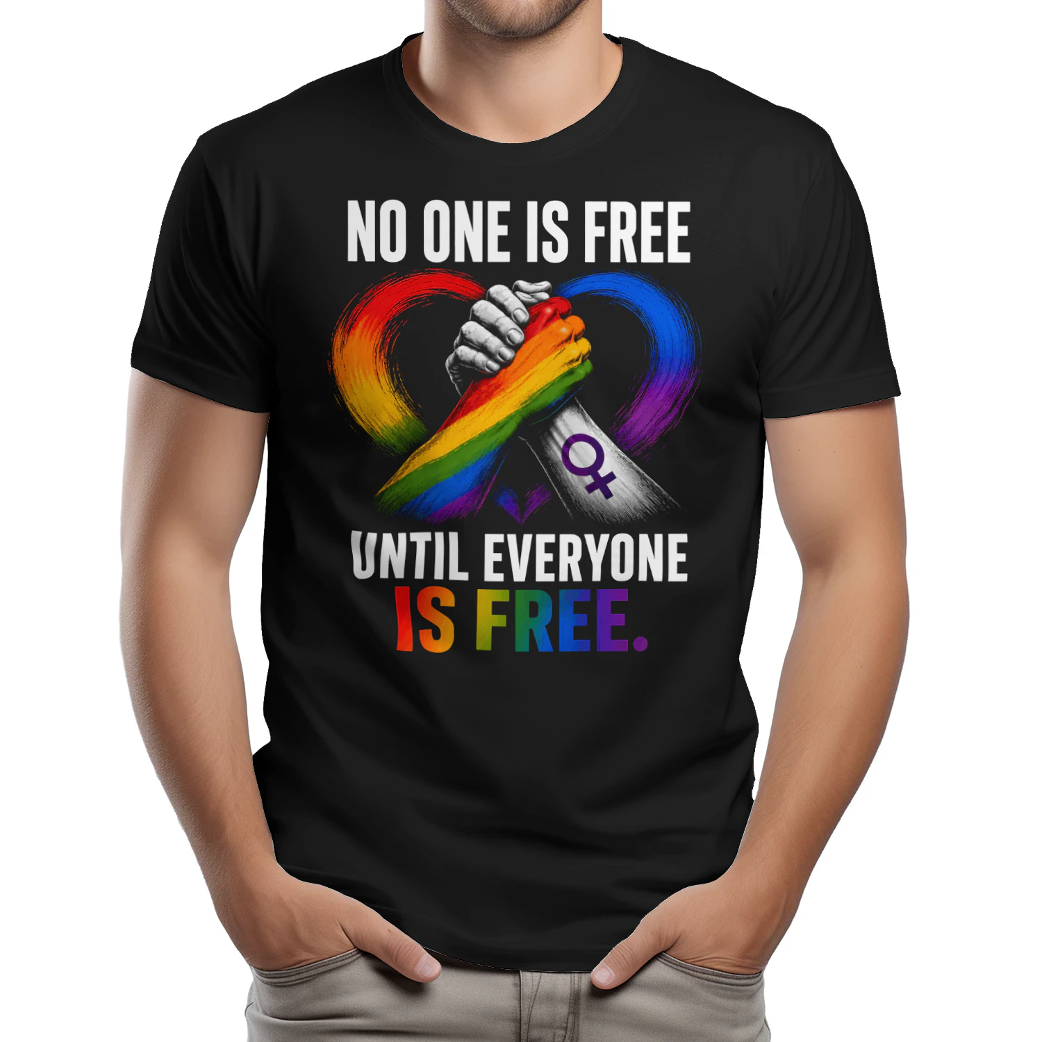 No One Is Free Until Everyone Is Free Unisex T-shirt