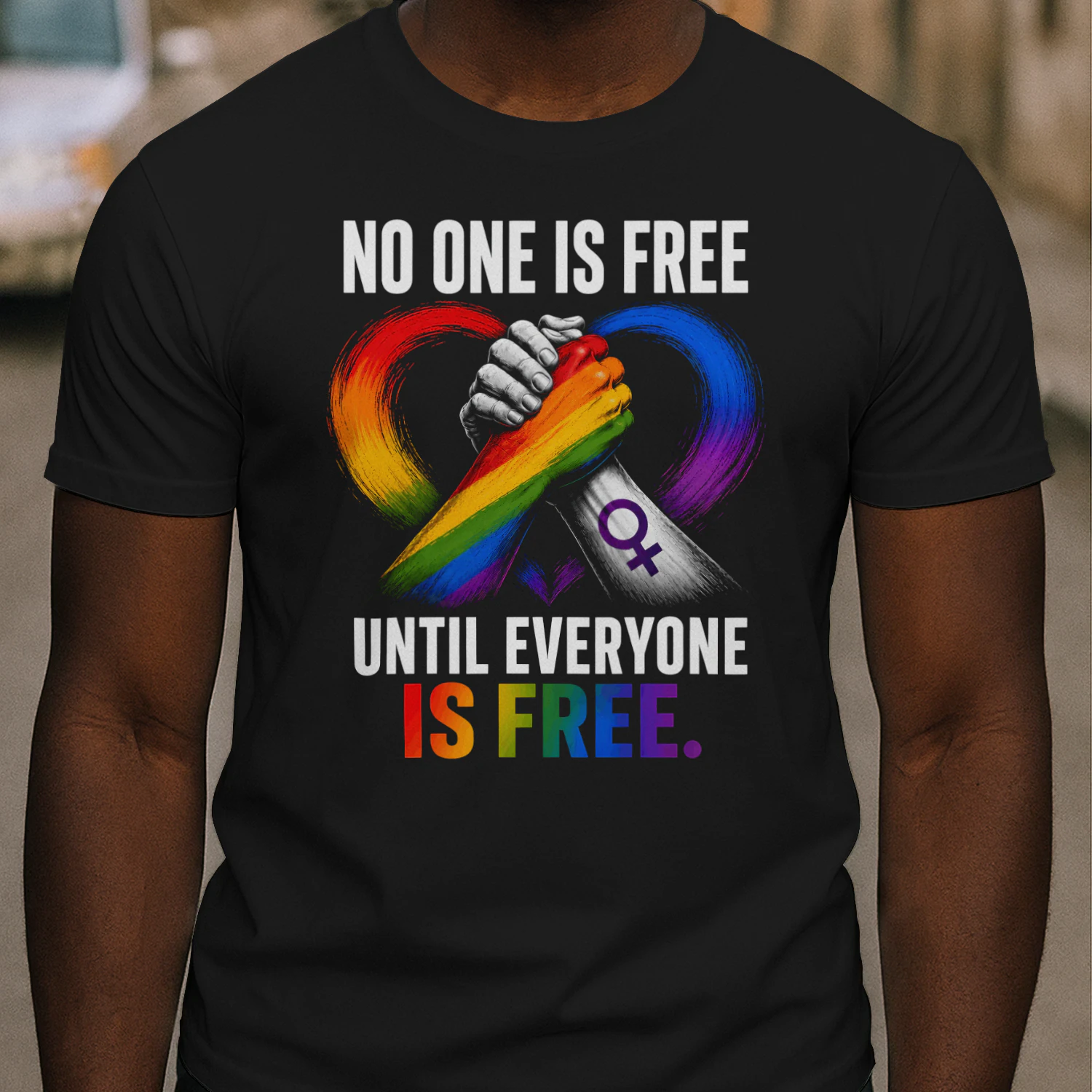 No One Is Free Until Everyone Is Free Unisex T-shirt