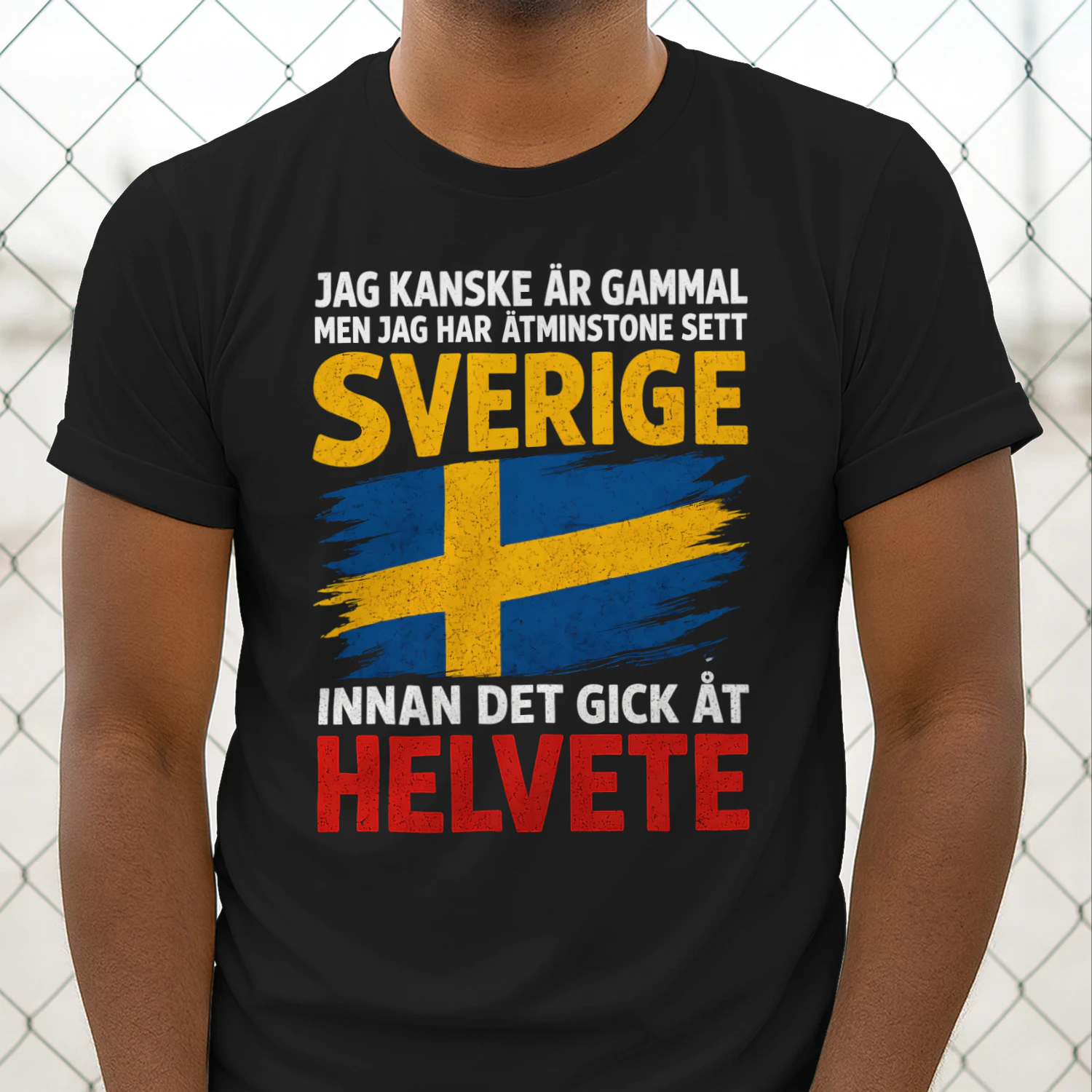 Jag kanske är gammal – Sverige förr Unisex T-shirt