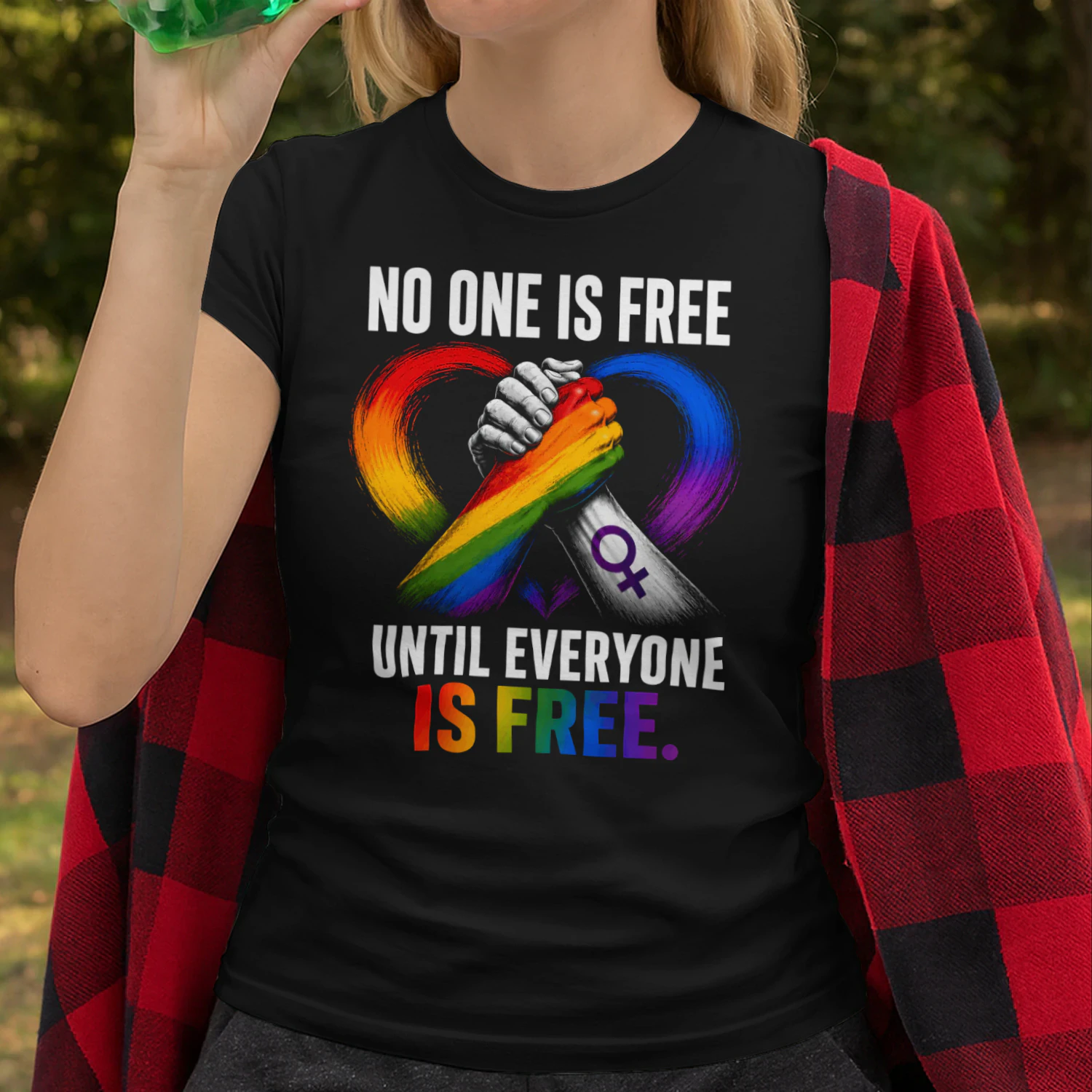 No One Is Free Until Everyone Is Free Unisex T-shirt