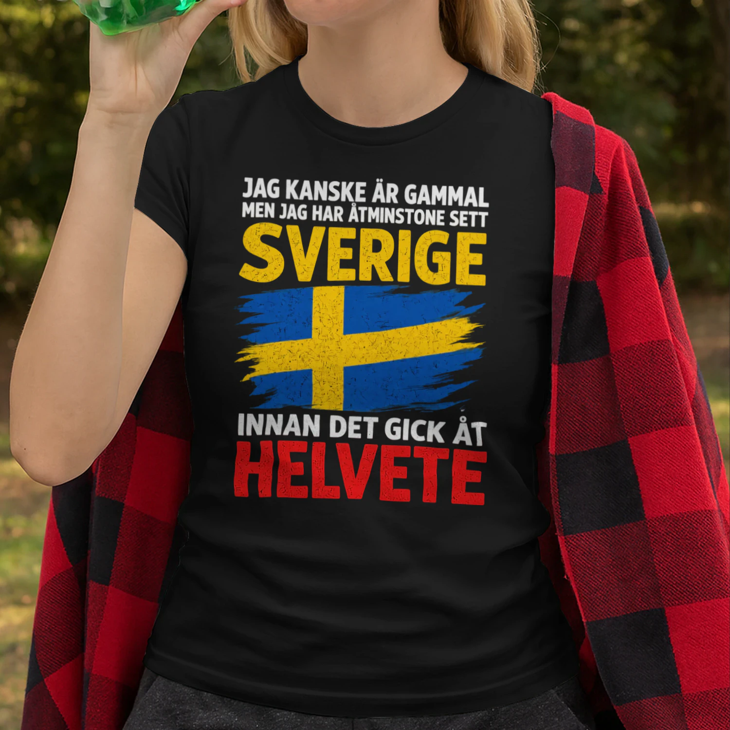 Jag kanske är gammal – Sverige förr Unisex T-shirt