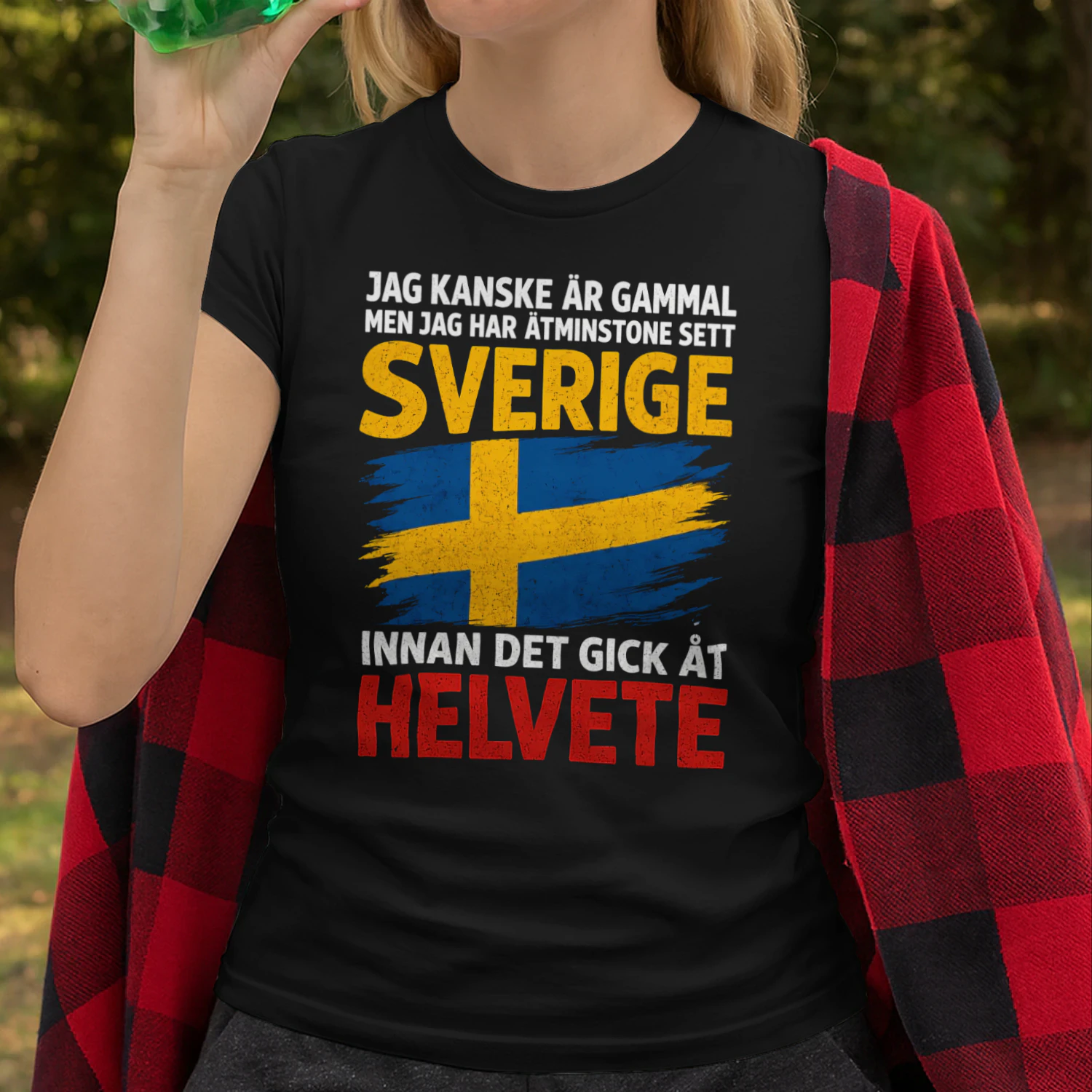 Jag kanske är gammal – Sverige förr Unisex T-shirt