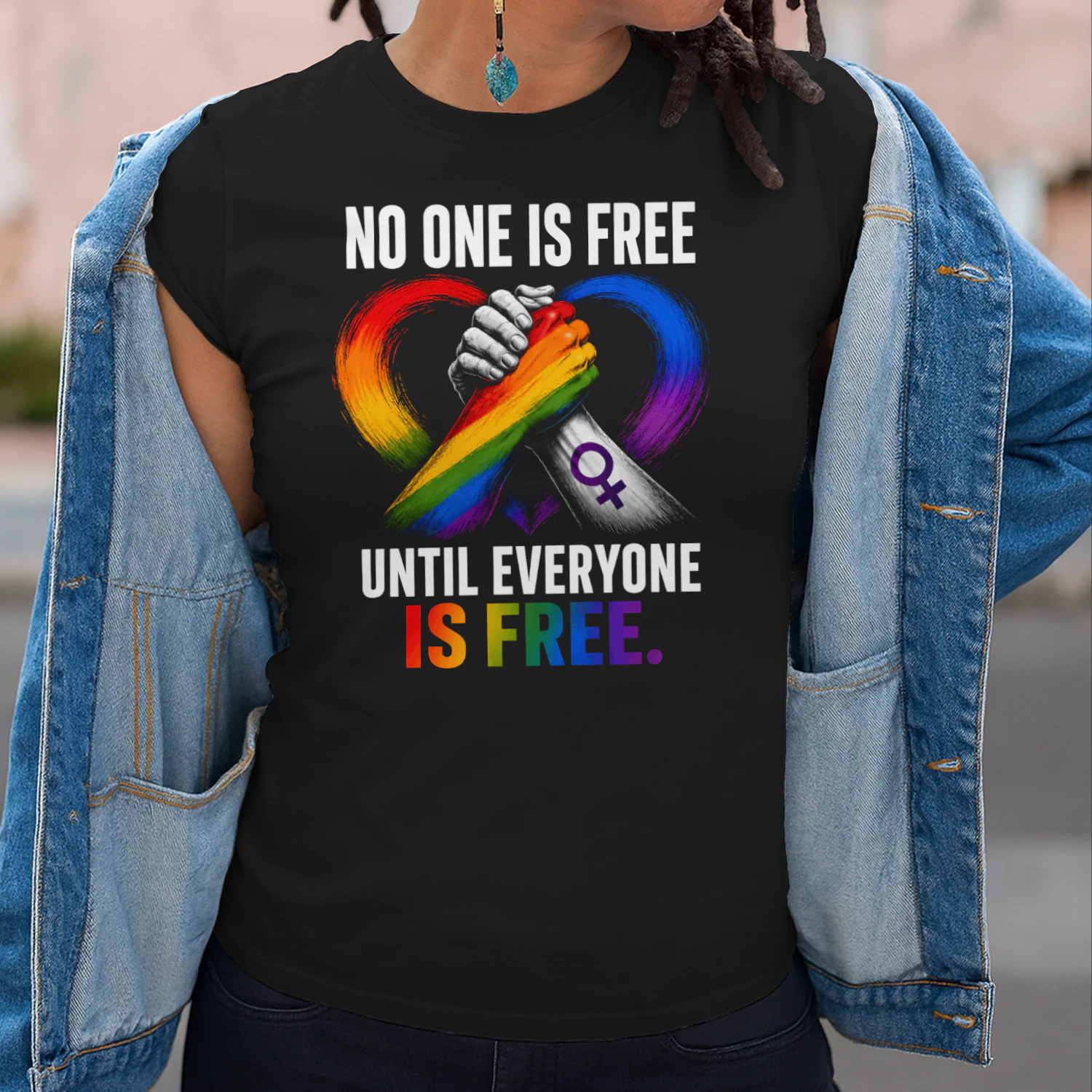 No One Is Free Until Everyone Is Free Unisex T-shirt