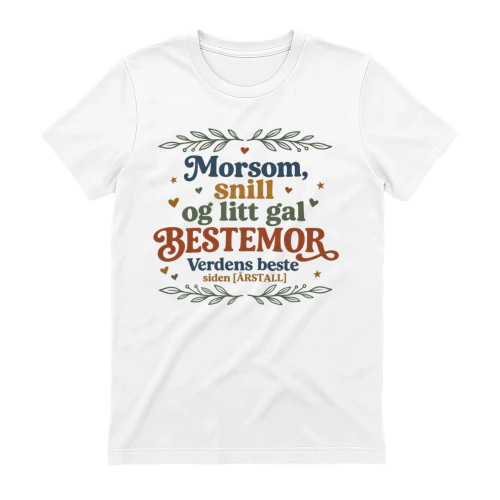 Morsom, snill og litt gal, bestemor