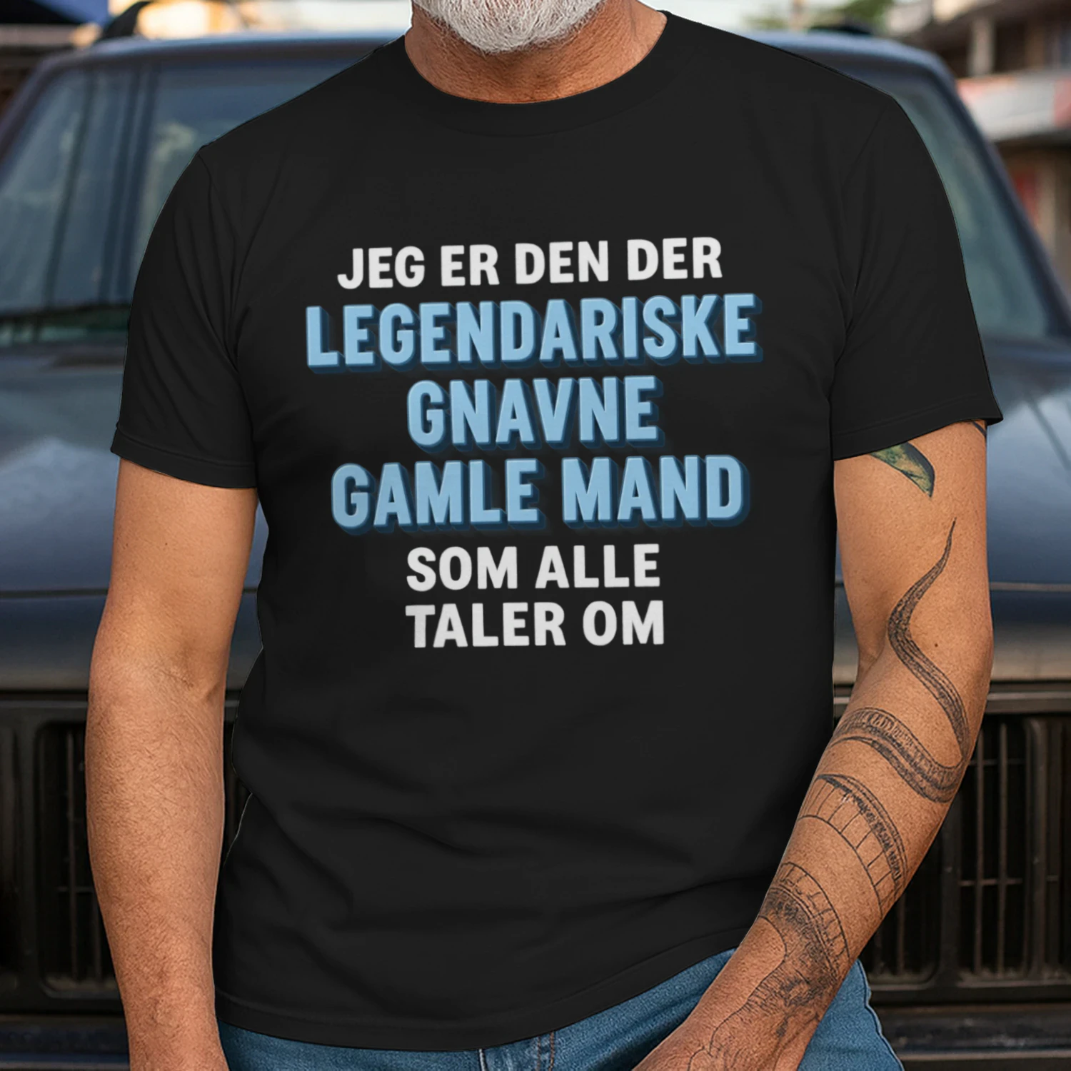 Jeg Er Den Der Legendariske Gnavne Gamle Mand Som Alle Taler Om
