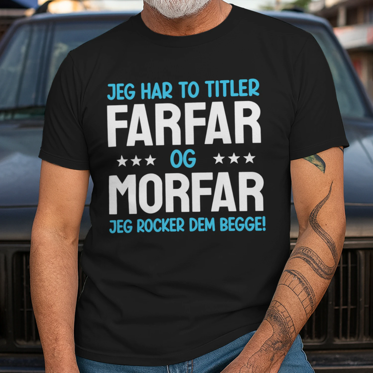 Jeg har to titler - Farfar og Morfar - og Jeg rocker dem begge