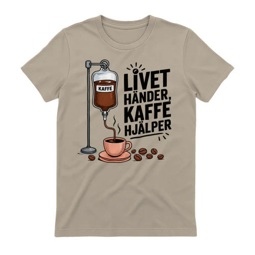 Livet Händer Kaffe Hjälper
