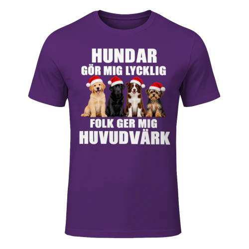 Hundar gör mig lycklig folk ger mig huvudvärk