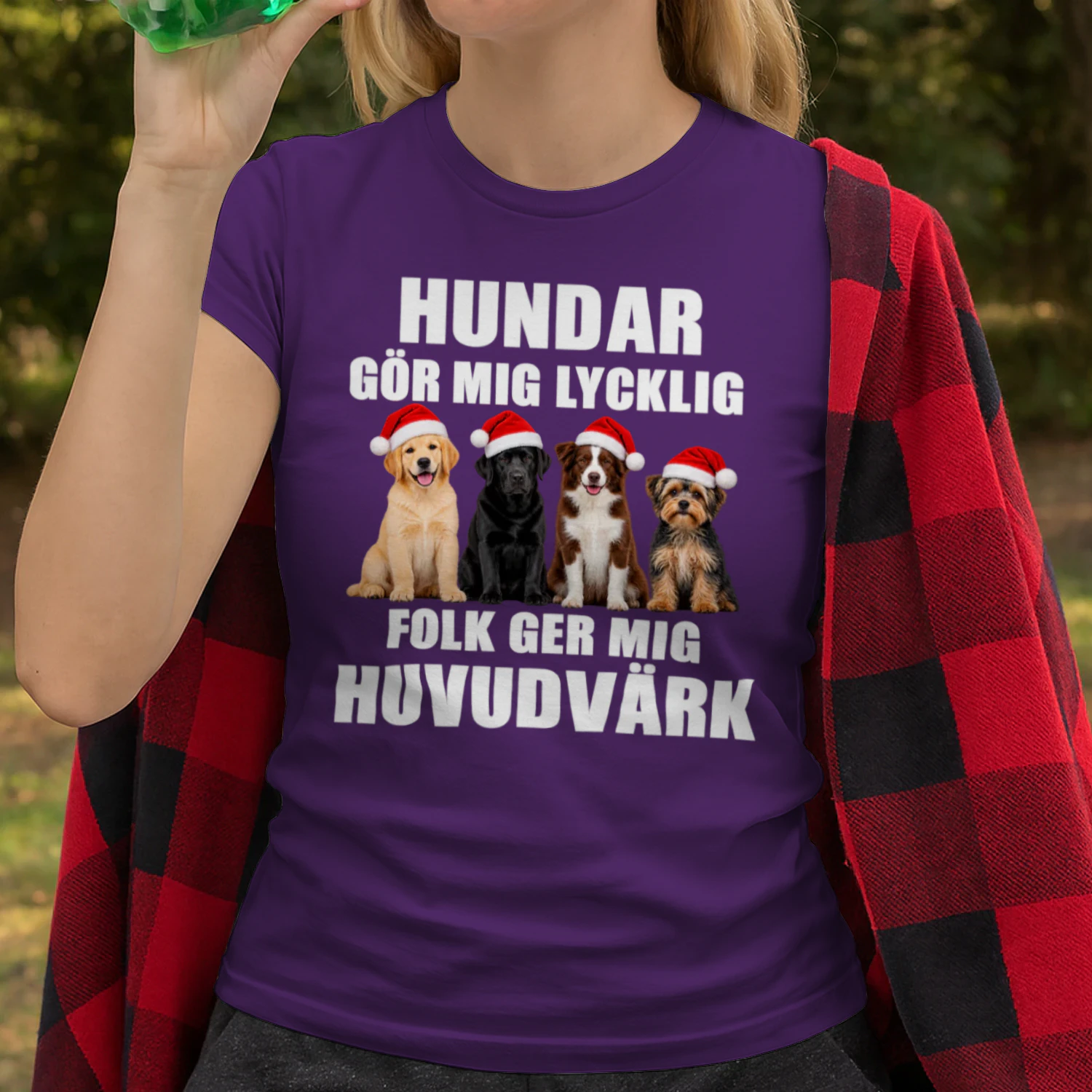 Hundar Gör Mig Lycklig Folk Ger Mig Huvudvärk