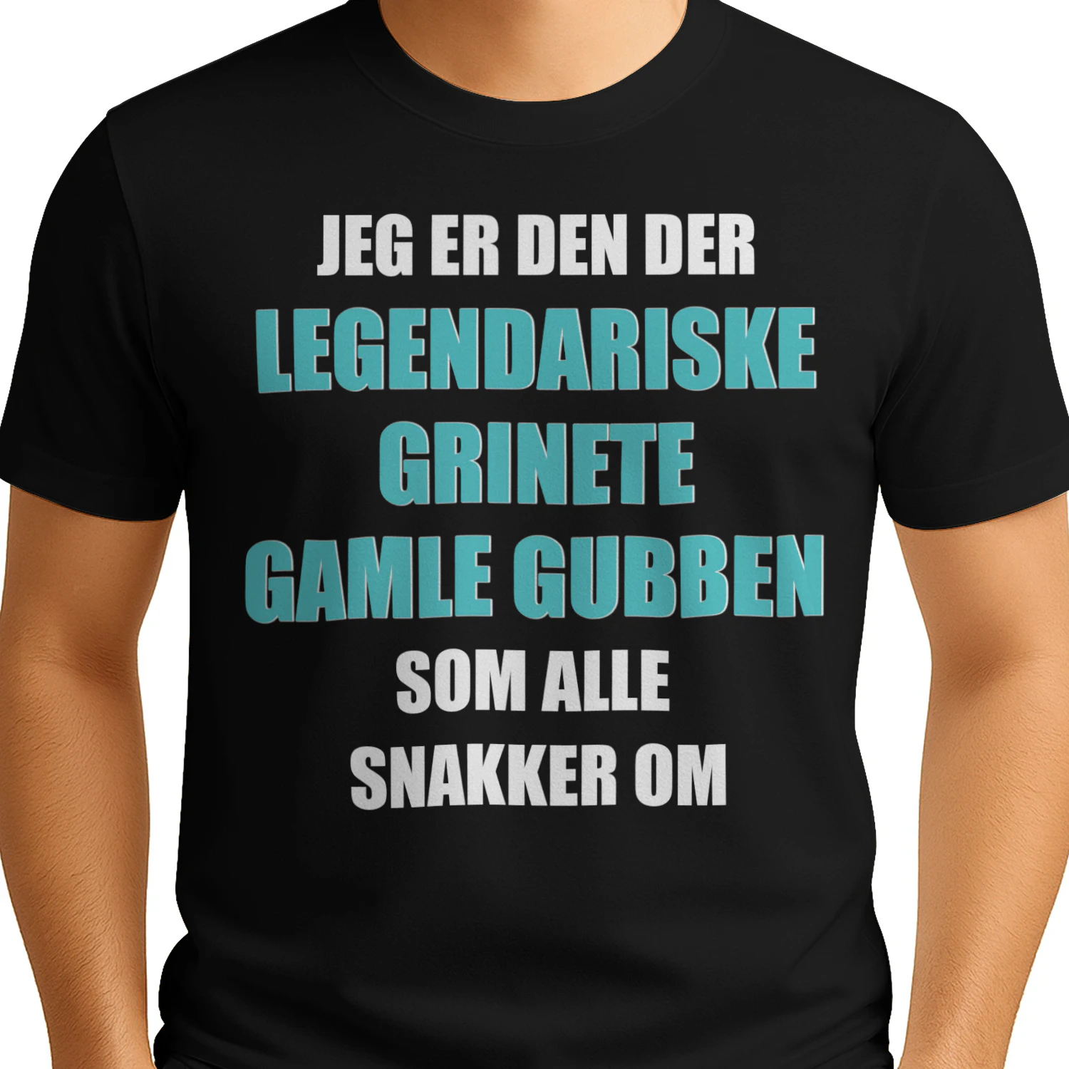 Jeg Er Den Der Legendariske Grinete Gamle Gubben Som Alle Snakker Om