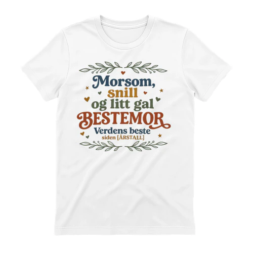 Morsom, snill og litt gal, bestemor
