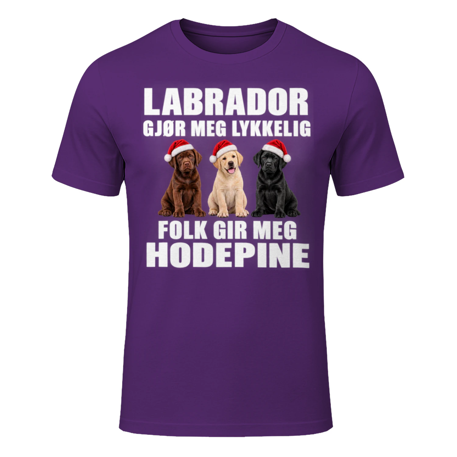 Labrador gjor meg lykkelig-Folk gir meg hodepine-Julegave