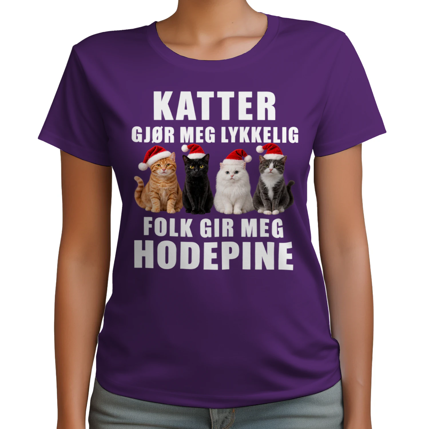  Katter gjor meg lykkelig-Folk gir meg hodepine-Julegave
