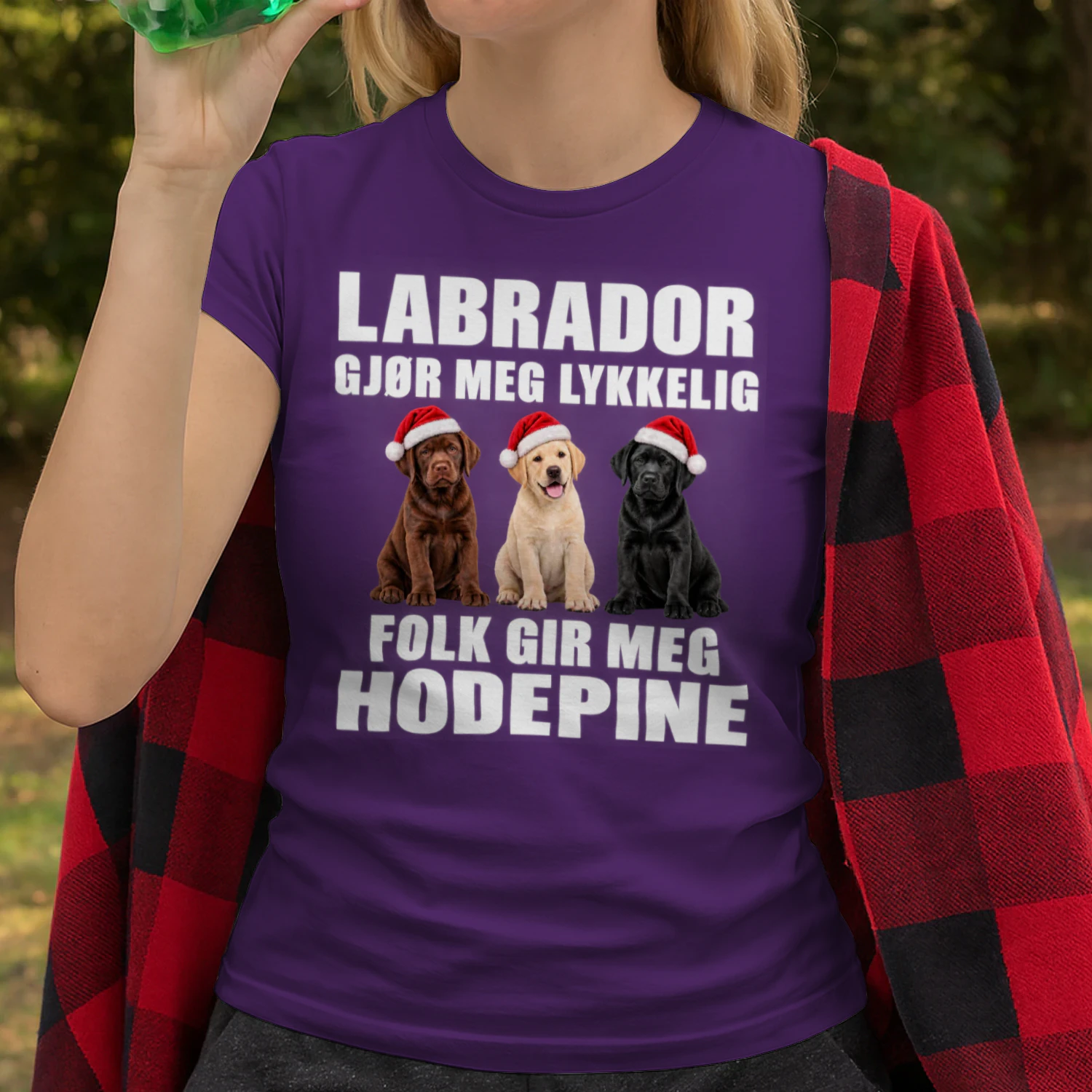 Labrador gjor meg lykkelig-Folk gir meg hodepine-Julegave