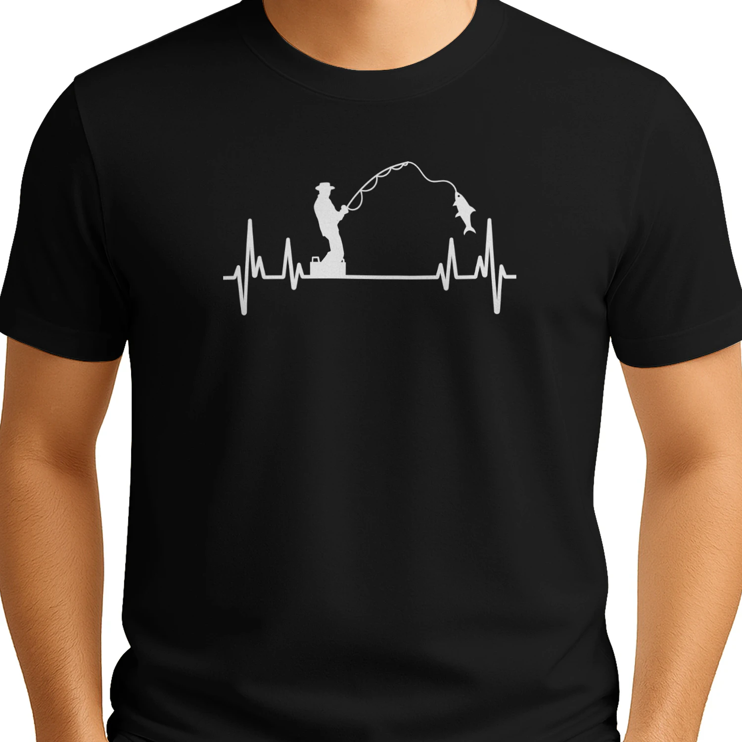 Fishing Heartbeat T-shirt