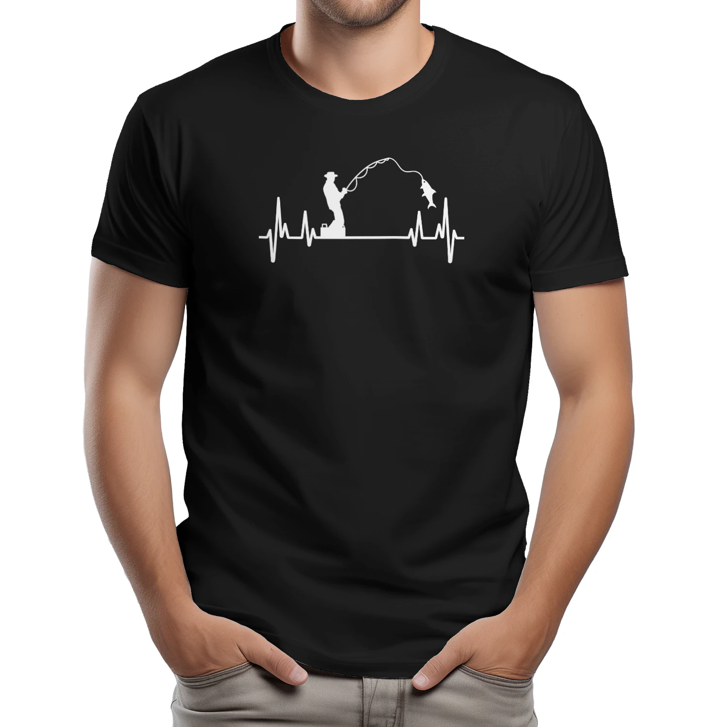 Fishing Heartbeat T-shirt