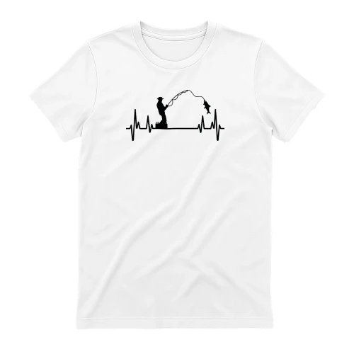 Fishing Heartbeat T-shirt