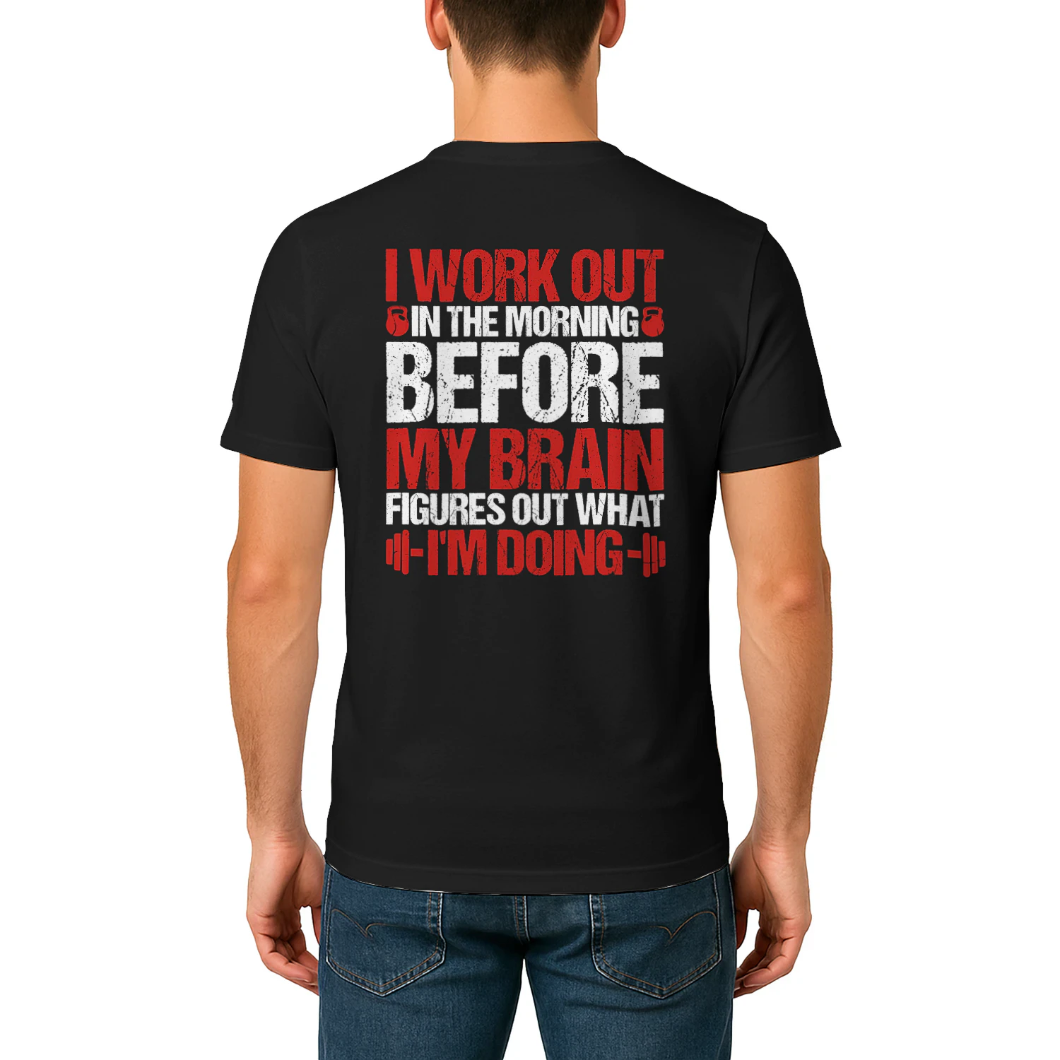 (ON Back) I Work Out In The Morning