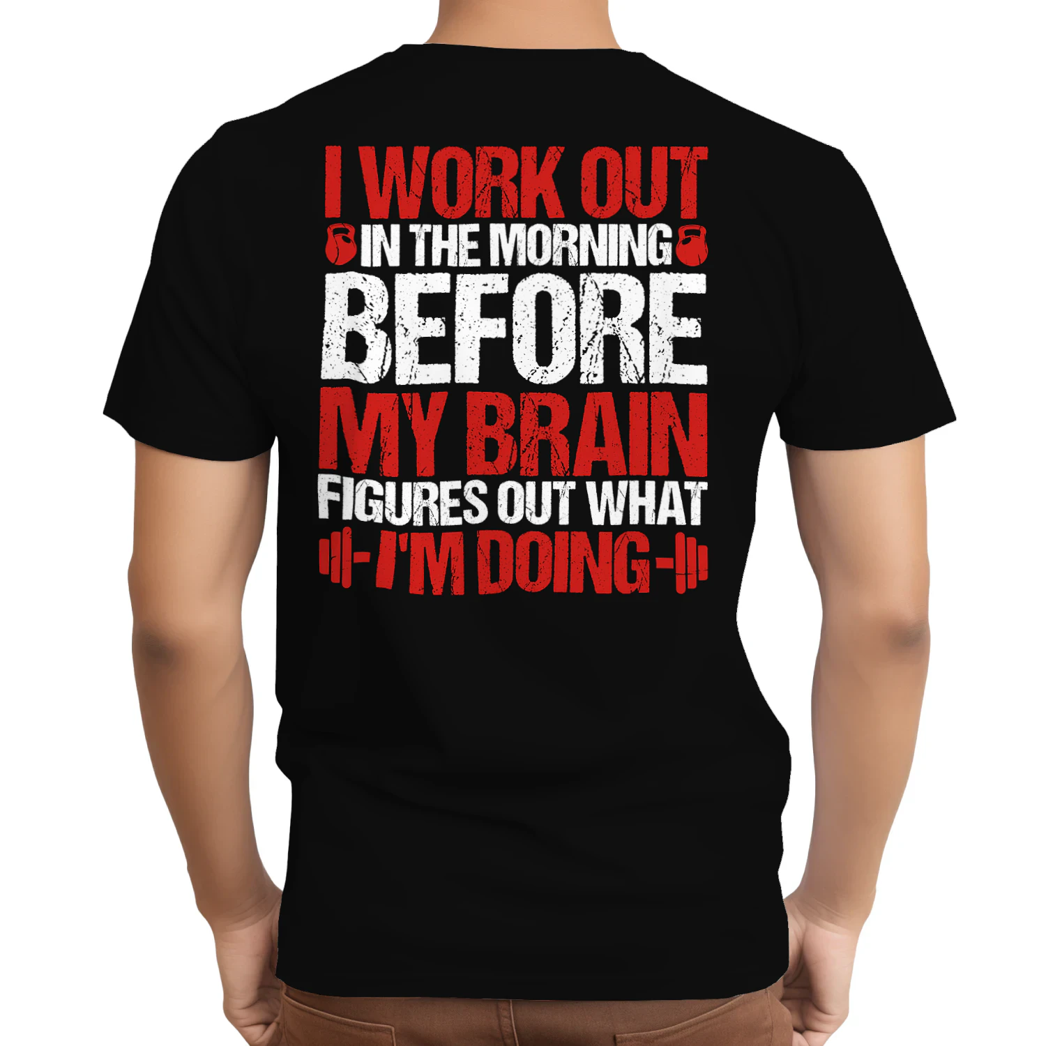(ON Back) I Work Out In The Morning