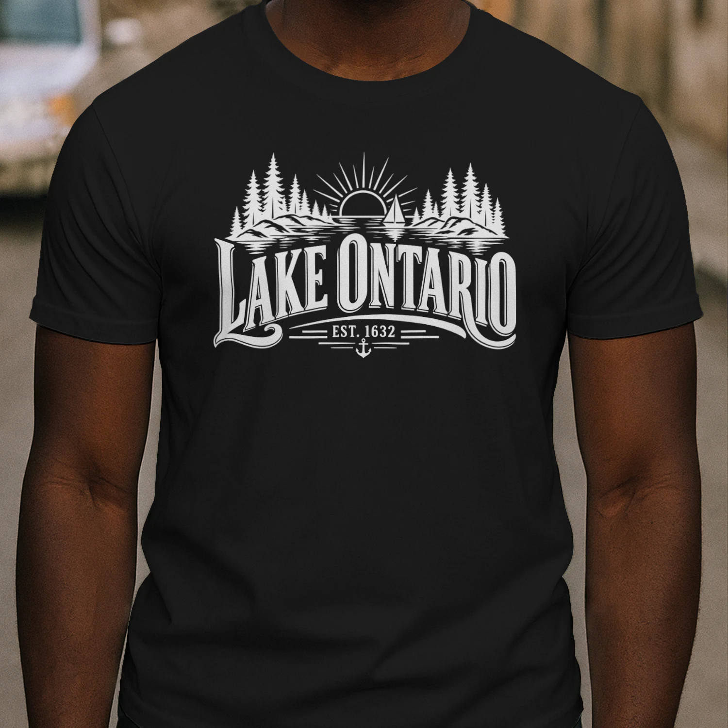(ON FRONT) Lake Ontario Est 1615 