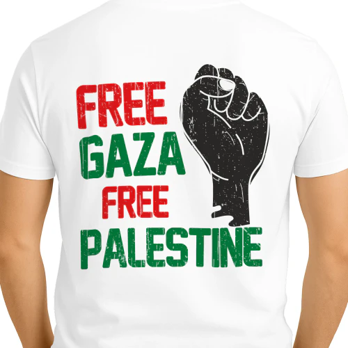 (ON Back) Free Gaza Free Palestine