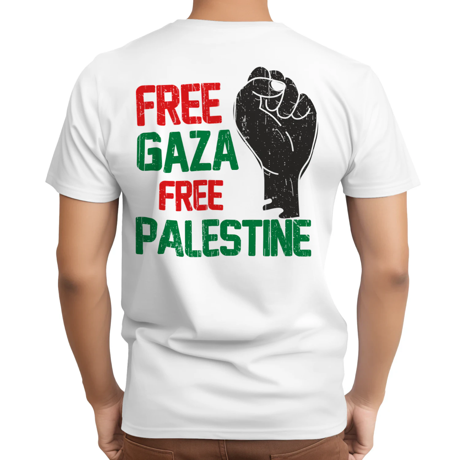 (ON Back) Free Gaza Free Palestine