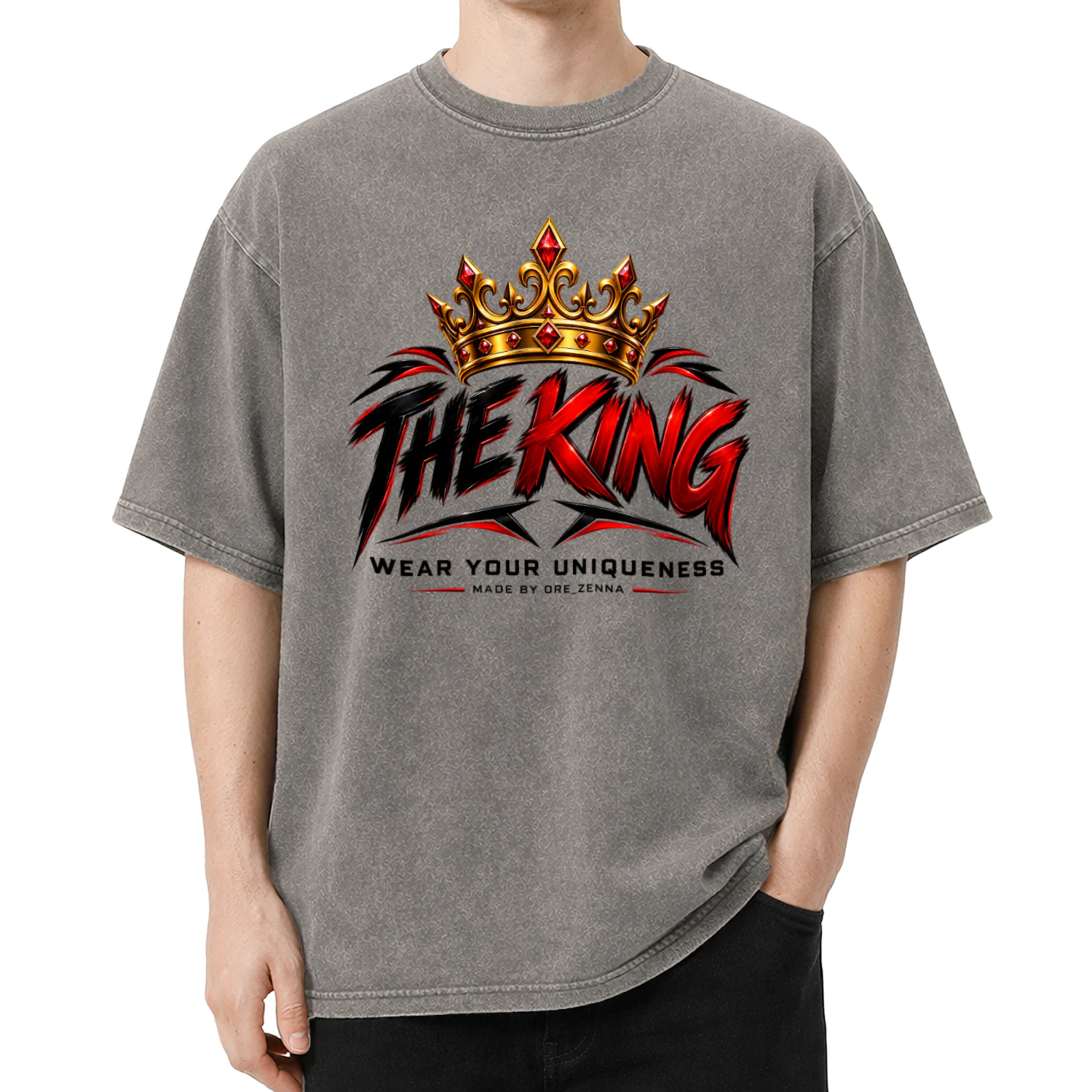 The King - Wear Your Uniqueness T-shirt | Ore_zenna